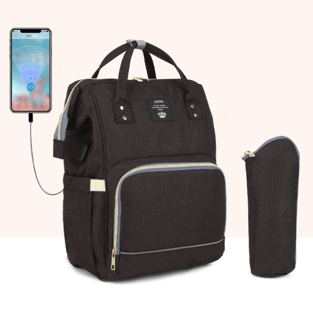 Lequeen USB Diaper Bag Backpack Diaper Organizer M... - Vicedeal Lequeen USB Diaper Bag Backpack Diaper Organizer M... - Vicedeal