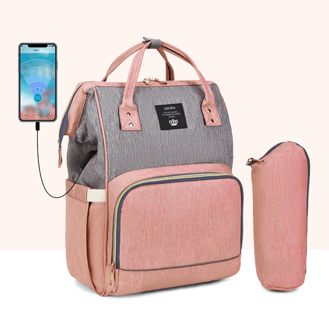 Pink clearance diaper backpack